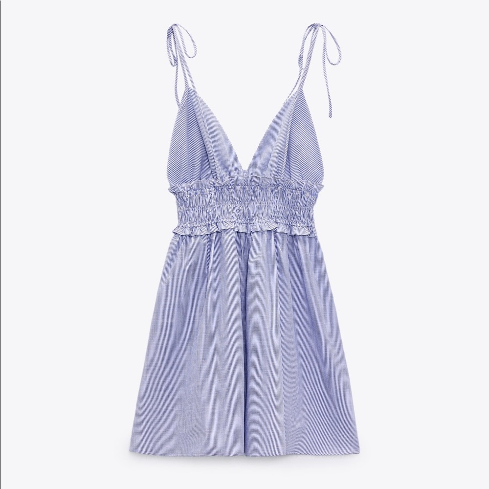 Zara Striped mini dress